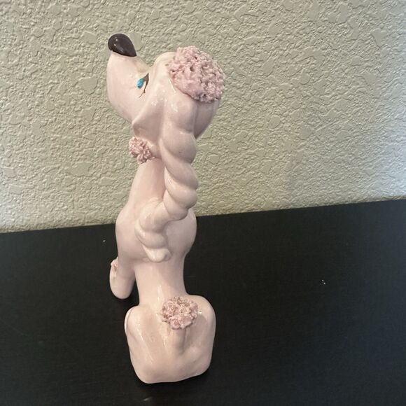 Kreiss Vintage Link Poodle Mama Dog Spaghetti Blue Rhinestone Eyes NO Puppies - Picture 4 of 7